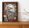 Paint by Numbers Kits for Adults Beginners- Easy Canvas Skull Paint by Number for Home Decor and Gifts 16X20 inch (Skeleton)